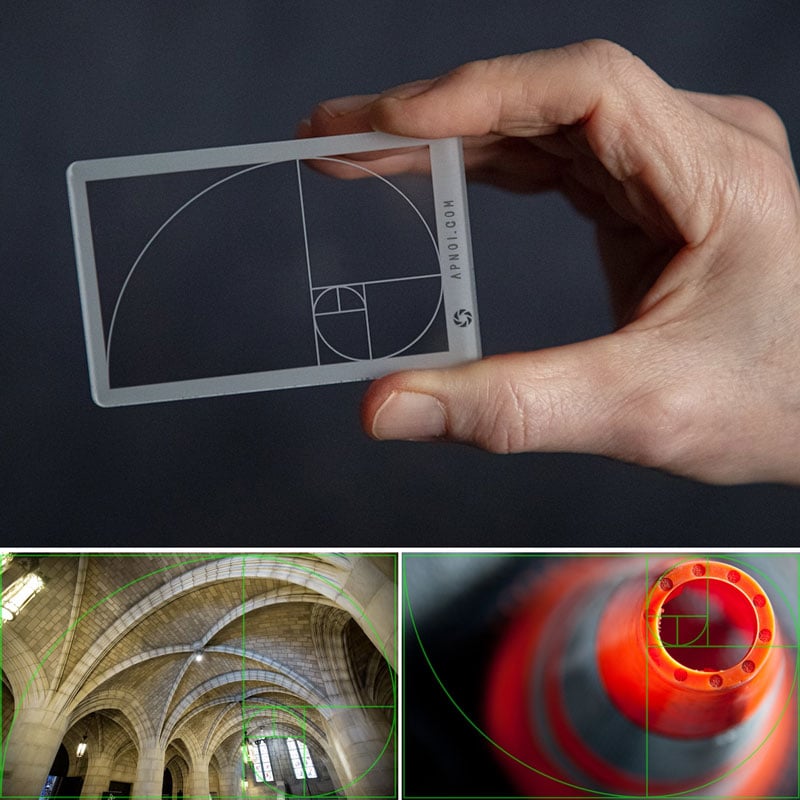Golden Ratio/Fibonacci Composition View Finder📷